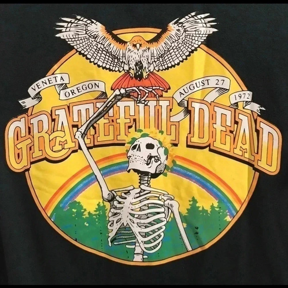 𝅺Retro‎ GRATEFUL Dead Concert Graphic T-shirt. New S-2XL - Picture 8 of 9